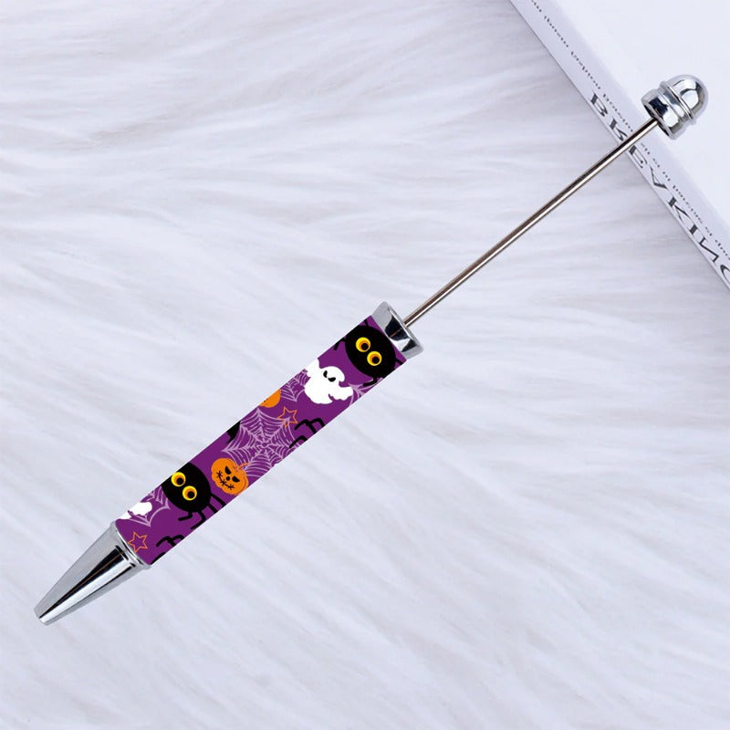 Wholesale 6pcs/30pcs Halloween Prints DIY Beadable Pens
